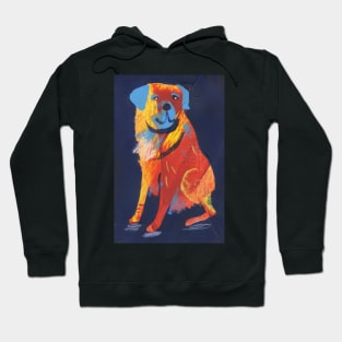 Orange Dog Hoodie